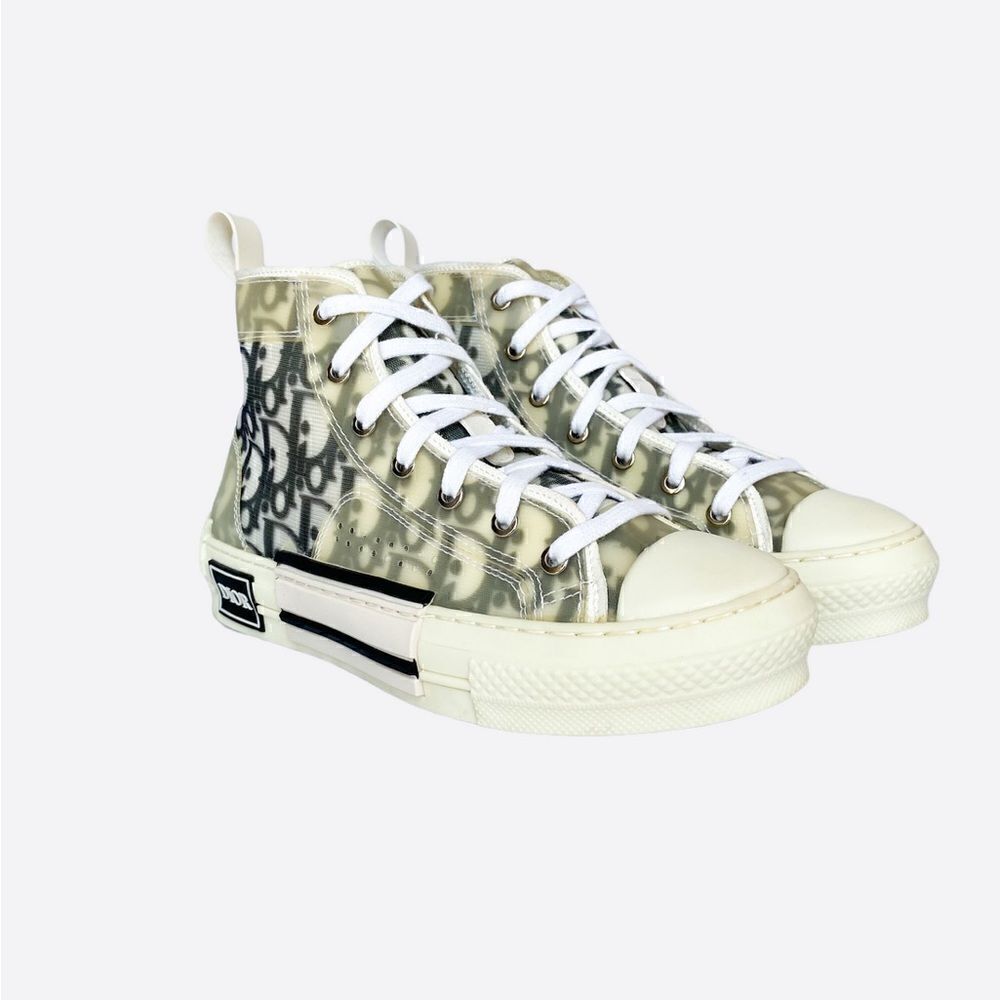 Dior Oblique Black & White B23 High Top Sneaker